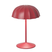 Sompex Ombrellino acculamp LED buiten tafellamp | oplaadbaar (accu) | Aluminium | Dimbaar | Rood | waterdicht IP54