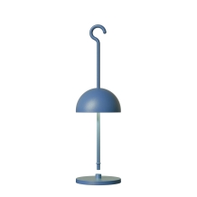 Sompex Hook LED buiten tafellamp/hanglamp | oplaadbaar (accu) | Dimbaar | blauw | waterdicht IP65