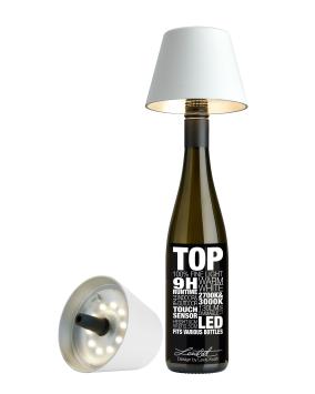 Sompex TOP LED buiten tafellamp | oplaadbaar (accu) | Kunststof | Dimbaar | wit | waterdicht IP44