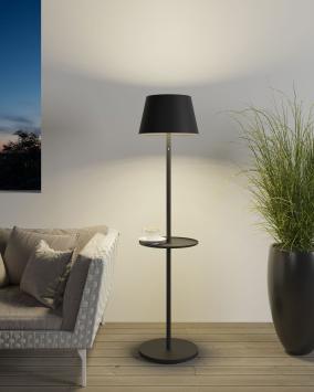Sompex Garcon RGB color LED buiten staande lamp | oplaadbaar (accu) | Aluminium | Dimbaar | zwart | waterdicht IP65