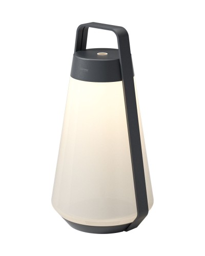 Air buiten tafellamp | oplaadbaar (accu) | Aluminium | glas |Dimbaar | antraciet | waterdicht IP65 made by Sompex