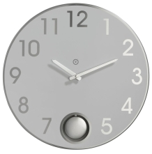 Binnen wandklok Brussels slingerklok  Wit Ø 38 cm made by Sompex Clocks