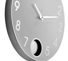 Binnen wandklok Brussels slingerklok  Wit Ø 38 cm made by Sompex Clocks