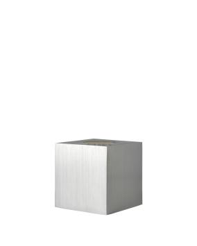 Cubic tafellamp | aluminium | zilver | 8x8x8 cm | E27 | made by Sompex