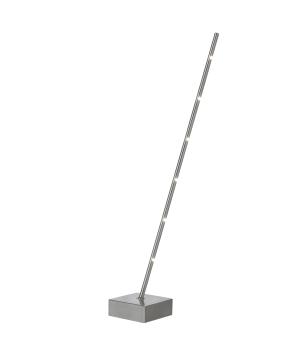 PIN LED binnen tafellamp | Metaal satijn | dimbaar | kantelbaar | 65 cm hoog | made by Sompex
