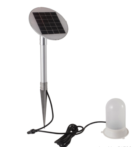 8 Seasons Design Nr.1 Wit 160 cm Solar LED buitenverlichting staande lamp