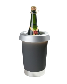 Bordeaux buiten tafellamp/wijnkoeler | oplaadbaar (accu) | Aluminium | Dimbaar | antraciet | waterdicht IP65 made by Villeroy & Boch
