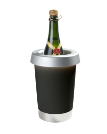 Bordeaux buiten tafellamp/wijnkoeler | oplaadbaar (accu) | Aluminium | Dimbaar | zwart | waterdicht IP65 made by Villeroy & Boch