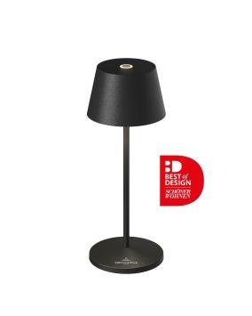 Seoul Micro LED buiten tafellamp | oplaadbaar (accu) | zwart | Dimbaar | waterdicht IP65 | made by Villeroy & Boch