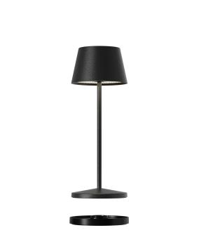 Seoul Micro LED buiten tafellamp | oplaadbaar (accu) | zwart | Dimbaar | waterdicht IP65 | made by Villeroy & Boch