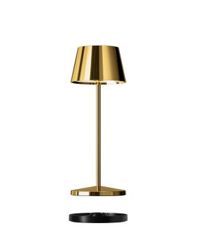 Seoul Micro LED buiten tafellamp | oplaadbaar (accu) | goud | Dimbaar | waterdicht IP65 | made by Villeroy & Boch