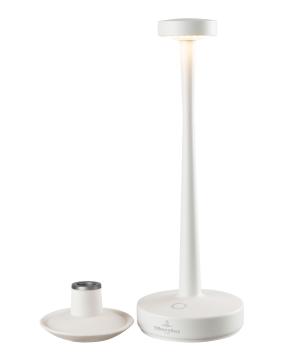 Aarhus buiten tafellamp | oplaadbaar (accu) | wit | Dimbaar | waterdicht IP54 | made by Villeroy & Boch