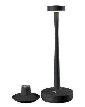 Aarhus buiten tafellamp | oplaadbaar (accu) | zwart | Dimbaar | waterdicht IP54 | made by Villeroy & Boch