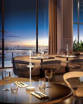 Aarhus buiten tafellamp | oplaadbaar (accu) | zand | Dimbaar | waterdicht IP54 | made by Villeroy & Boch