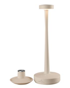 Aarhus buiten tafellamp | oplaadbaar (accu) | zand | Dimbaar | waterdicht IP54 | made by Villeroy & Boch