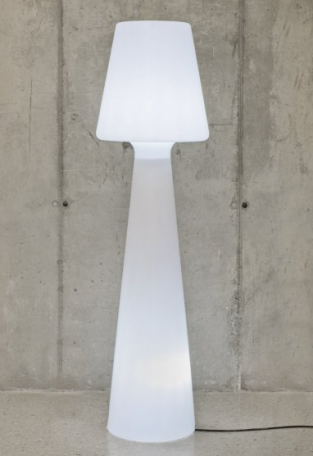 NewGarden Lola  110 LED buitenverlichting staande lamp wit kunststof