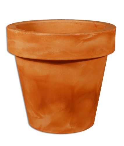 Newgarden Magnolia Kunststof Ø30 cm Hoogte 29 cm terracota Buiten Bloempot