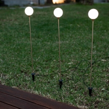 Bruna tuinlamp op zonne-energie met spike (x 3 stuks) made by NewGarden