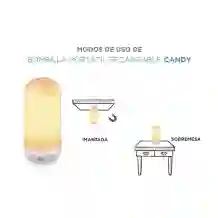Candy bulb Rechargeable battery Indoor & outdoor use | Flame effect + warm light buitenlamp made by NewGarden