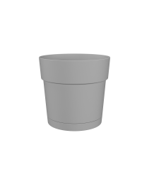 Artevasi Capri Wide 30 buiten bloempot  Ø 29,5x h28,2cm licht grijs met onderschotel (klikbaar)