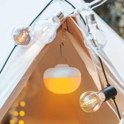 Cherry warm wit licht (1800K) Nature  lamp draadloos / oplaadbaar met afstandsbediening made by NewGarden