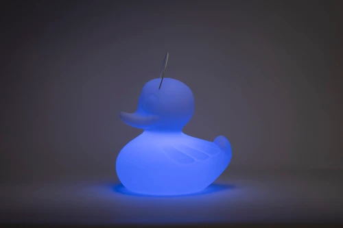 Goodnight Light The Duck Duck Lamp - XL  kleur wit | 51 cm | LED multicolor