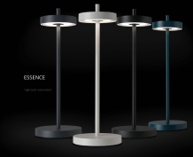 Newdes Essence LED buiten tafellamp (by Sompex) | oplaadbaar (accu) | Aluminium | Dimbaar | zwart | waterdicht IP54