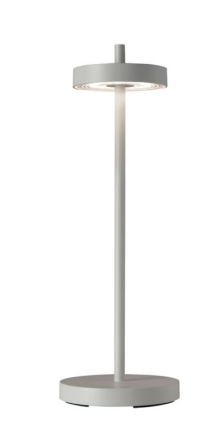 Newdes Essence LED buiten tafellamp (by Sompex) | oplaadbaar (accu) | Aluminium | Dimbaar | wit | waterdicht IP54