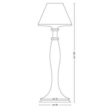 Monacis Eva LED Multicolor buitenverlichting staande lamp 180 cm hoog wit kunststof