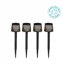 Gretita spies tuinlamp (4 stuks) zwart solar made by NewGarden