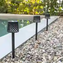 Gretita spies tuinlamp (4 stuks) zwart solar made by NewGarden