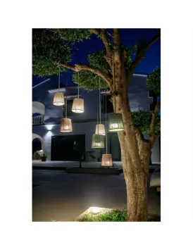 Buiten hanglamp Conta Mini (PVC) draadloos / oplaadbaar Wit made by NewGarden