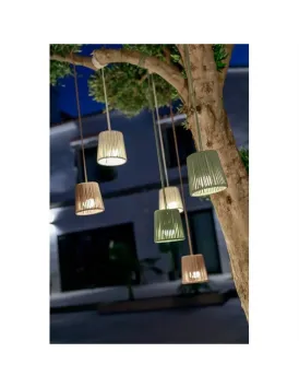 Buiten hanglamp Conta Mini (PVC) draadloos / oplaadbaar Wit made by NewGarden