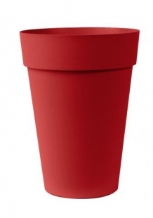 Buitenbloempot Euro3Plast Liken Ø27xH36cm rood