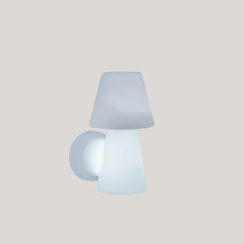 NewGarden Lola  Wall buitenverlichting wand lamp wit kunststof
