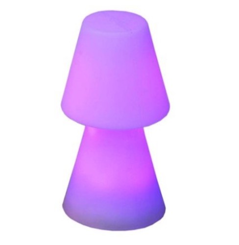 NewGarden Lola  30 cm Wireless LED Multicolor buitenverlichting staande lamp wit kunststof