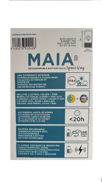Maia messing tafellamp Rechargeable battery Indoor & outdoor use | multicolor + warm licht made by NewGarden
