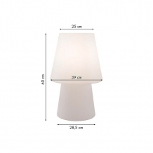 8 Seasons Design Nr.1 Rosa 60 cm RGB LED buitenverlichting staande lamp