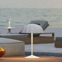 Sompex Ombrellino acculamp LED buiten tafellamp | oplaadbaar (accu) | Aluminium | Dimbaar | Wit | waterdicht IP54
