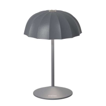 Sompex Ombrellino acculamp LED buiten tafellamp | oplaadbaar (accu) | Aluminium | Dimbaar | Grijs | waterdicht IP54
