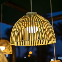 Buiten hanglamp Reona Rotan draadloos / oplaadbaar made by NewGarden