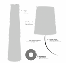 8 Seasons Design Nr.1 Wit 160 cm RGB LED buitenverlichting staande lamp
