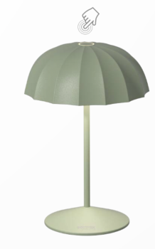 Sompex Ombrellino acculamp LED buiten tafellamp | oplaadbaar (accu) | Aluminium | Dimbaar | Groen | waterdicht IP54