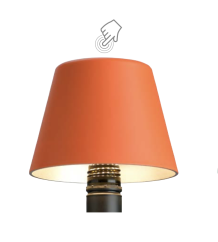 Sompex TOP LED buiten tafellamp | oplaadbaar (accu) | Kunststof | Dimbaar | oranje | waterdicht IP44