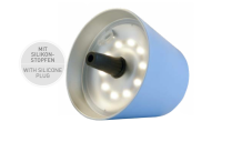 Sompex TOP LED buiten tafellamp | oplaadbaar (accu) | Kunststof | Dimbaar | blauw | waterdicht IP44