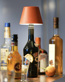 Sompex TOP LED buiten tafellamp | oplaadbaar (accu) | Kunststof | Dimbaar | oranje | waterdicht IP44
