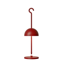 Sompex Hook LED buiten tafellamp/hanglamp | oplaadbaar (accu) | Dimbaar | rood | waterdicht IP65