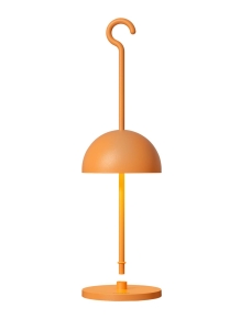 Sompex Hook LED buiten tafellamp/hanglamp | oplaadbaar (accu) | Dimbaar | oranje | waterdicht IP65