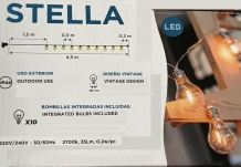 Lichtsnoer stella 4,5 mtr. met 10 x LED (niet koppelbaar) made by NewGarden