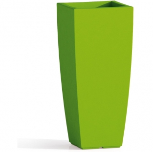 Monacis Buiten Bloempot  33x33xH70 cm Stilo Square mat Groen